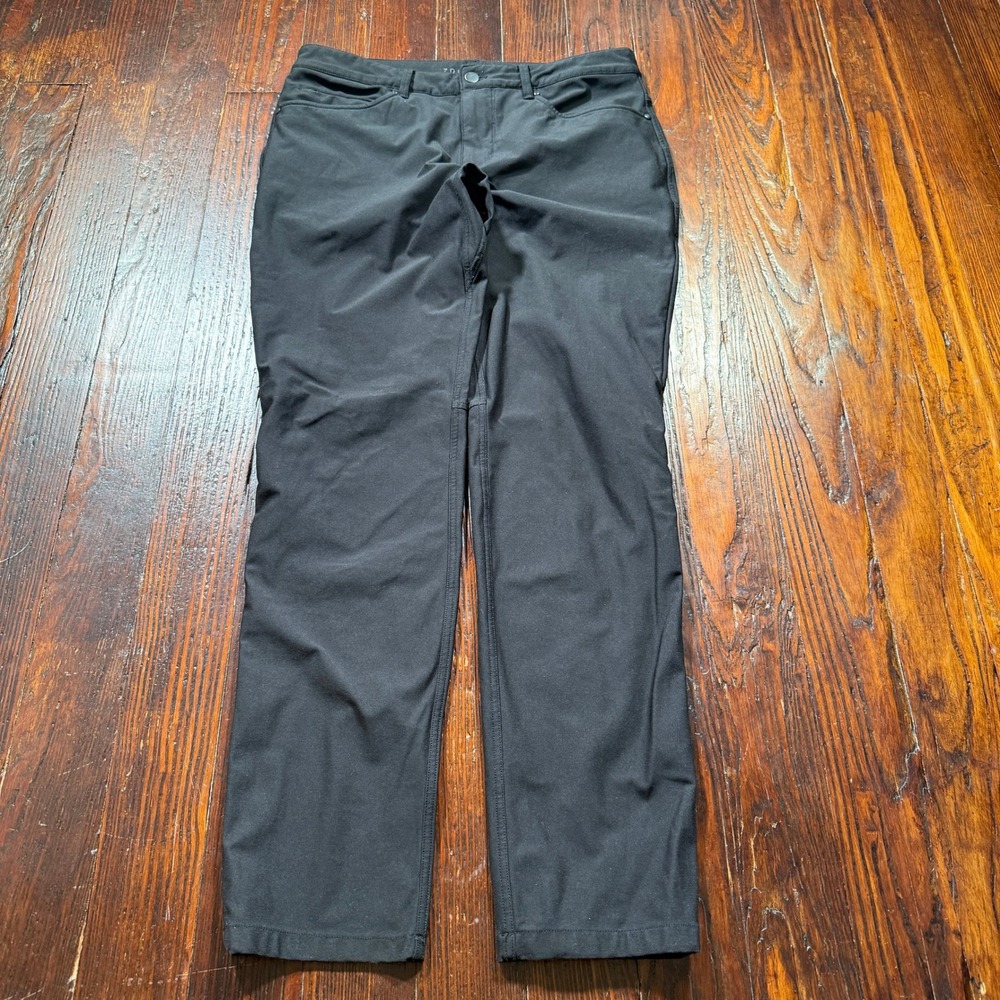 7 Diamonds Infinity Pants Mens 31x32 Black Slim Fit Tech Performance Stretch